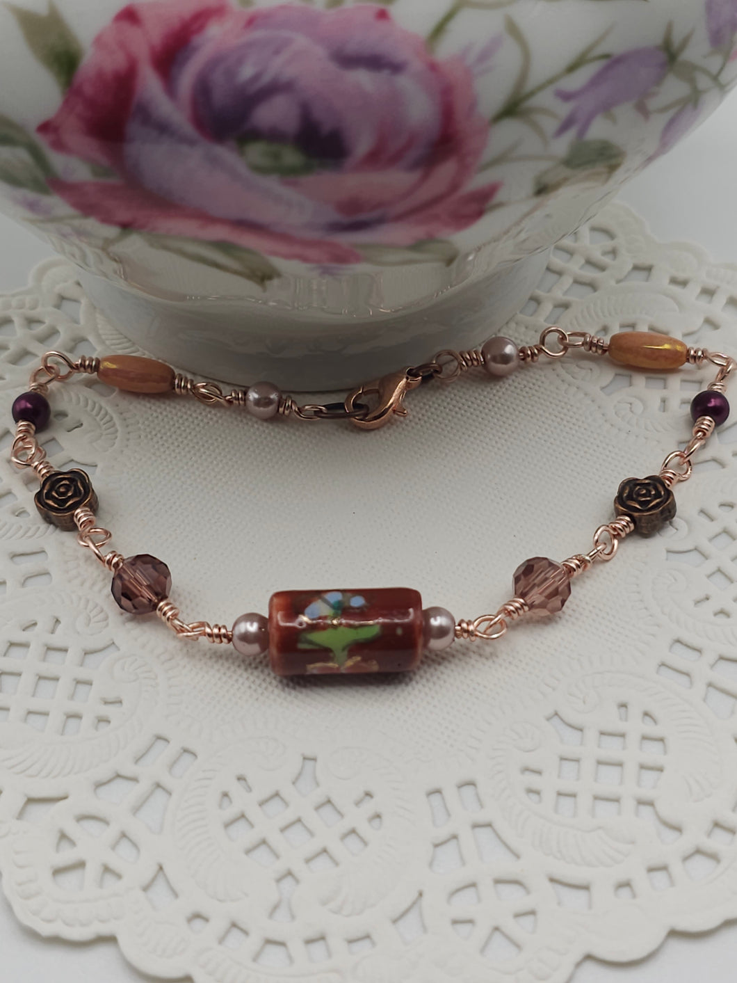 Vintage Rose Garden Bracelet