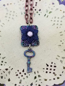 Victorian Lock and Key Necklace