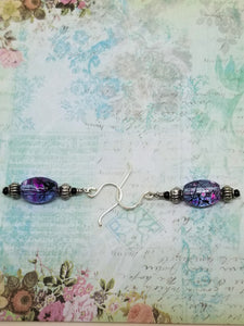 Purple Multi Drop Earrings