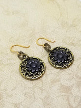 Sunflower Filigree Earrings