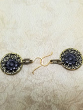 Sunflower Filigree Earrings