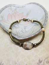 Desert Tan Pearl and Bronze Bracelet