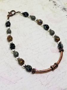 Earth Pebbles Copper Bracelet