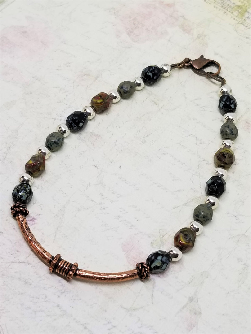 Earth Pebbles Copper Bracelet