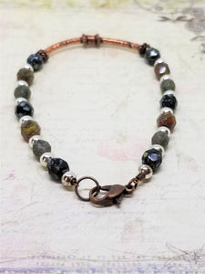 Earth Pebbles Copper Bracelet