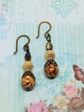 Filigree Bronze Drop Earrings