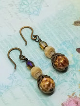 Filigree Bronze Drop Earrings