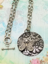 Silver Midnight Butterfly Necklace