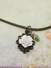 Ivory Rose Corded Necklace